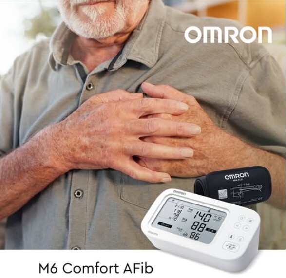 OMRON M6 Comfort AFIB Digitálny ramenný tlakomer s 360° manžetou